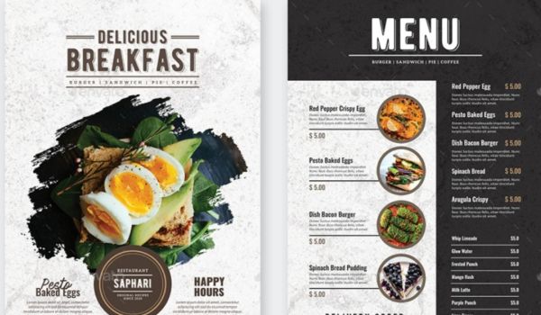 Σχεδιασμός Εντύπου Καταλόγου MENU