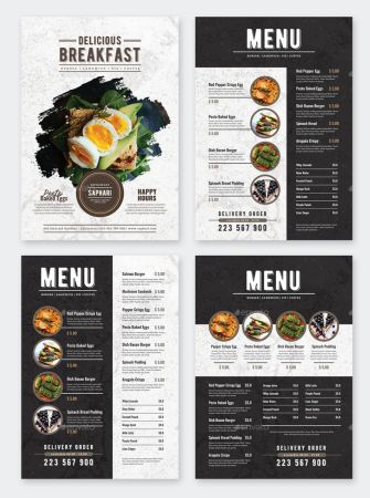 Σχεδιασμός φυλλαδίων MENUs